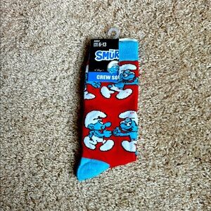 Smurfs fun socks